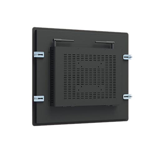 19寸外嵌式工業(yè)觸摸一體工控機 Windows電容觸摸數(shù)字看板嵌入平板機