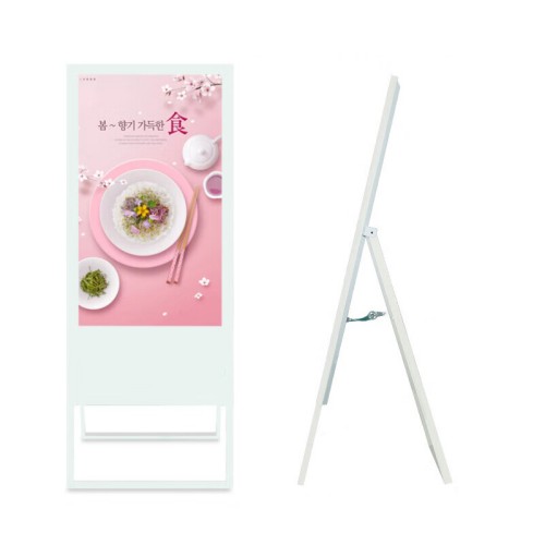 智能水牌廣告機(jī)數(shù)字標(biāo)牌可移動(dòng)32寸液晶屏室內(nèi)立式廣告機(jī)商用顯示