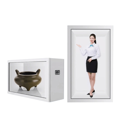 AI數(shù)字人全息艙透明屏展示柜投影互動(dòng)娛樂(lè)人體復(fù)制虛擬3D數(shù)字人